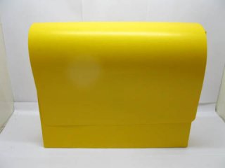 10Pcs Paper Yellow File Folder Expanding Wallet