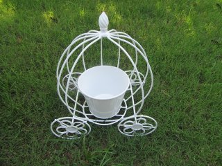 1Pc Cinderella Theme Antique Balcony Flower Plant Display Stand