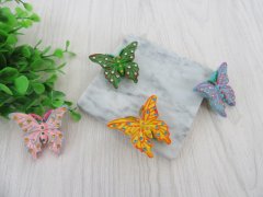 (image for) 24 Butterfly Fridge Magnet Decorative Sticker Mixed