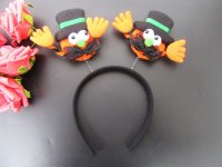 6Pcs Funny Kids Halloween Headband Pumpkin Halloween Headwear