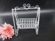 (image for) 4Pcs White Swing Stroller Baby Shower Candy Gift Box Bombonniere