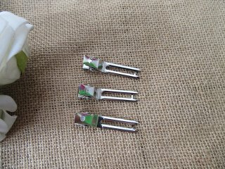 20Pcs Hair Clips Base Jewelry Finding 4.8cm (image for) 20Pcs Hair Clips Base Jewelry Finding 4.8cm