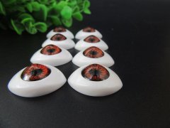 (image for) 50Prs Brown Stuffed Toy Animal Crafts Doll Eyes Puppet Parts 10m