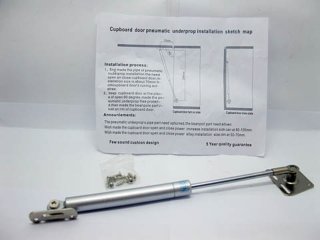 2X New Pneumatic Stay with Fixed Base 100N