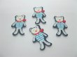 98 Bear Craft Embellishment Scrapbooking 36x22mm - Blue (image for) 98 Bear Craft Embellishment Scrapbooking 36x22mm - Blue