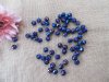 450g (Approx 285pcs) AB Metalic Blue Rondelle Faceted Crystal