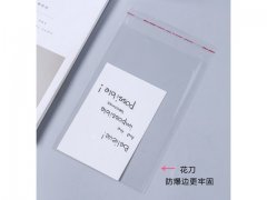 1000 Clear Self-Adhesive Seal Plastic Bag 27x14cm
