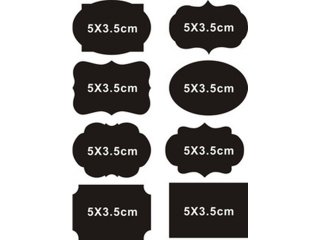 80Pcs Chalkboard Blackboard Stickers Labels For Jar Candy Buffet