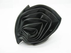(image for) 100Pcs Black Hand Craft Rose Flowers Embellishments