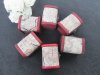 10Pcs Mini Vintage Map Lock Jewelry Treasure Chest Case Wooden