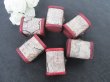 (image for) 10Pcs Mini Vintage Map Lock Jewelry Treasure Chest Case Wooden Box