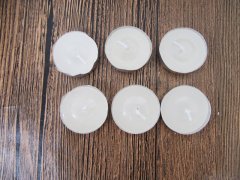 (image for) 100Pcs White Tea Light Candle Home Decor Wedding Party Favor