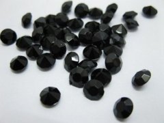 (image for) 2000 Diamond Confetti 6.5mm Wedding Party Table Scatter-Black