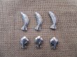 80Pcs Antique Silver Fish Beads Charm for Necklace Jewelry Makin (image for) 80Pcs Antique Silver Fish Beads Charm for Necklace Jewelry Makin