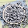 300Pcs Spherical White Soccer Ball Football Beads 12mm Suitable for Jewelry Making (image for) 300Pcs Spherical White Soccer Ball Football Beads 12mm Suitable for Jewelry Making
