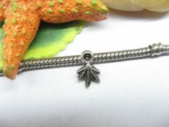 (image for) 100pcs Maple Metal Charms