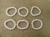 12Pcs Simulated Pearl Beads Elastic Bracelets Jewellery