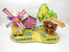(image for) 10Pcs 3D Foam Model Puzzle DIY Educational Toy Assorted