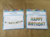 6Sets Happy Birthday Letter Banner Party Favor Assorted