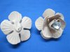 60Pairs Metal Flower Earrings w/Rhinestone Mixed