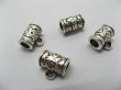 (image for) 20pcs Tibetan Silver Barrel Bail Beads European Design