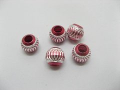 20pcs Hotpink Silver Carved Lantern Aluminum Beads Fit European 20pcs Hotpink Silver Carved Lantern Aluminum Beads Fit European