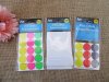36Packs x 315Pcs Self-Adhesive Dot Labels Mixed Color