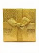 10Pcs Shiny Golden Ring Necklace Earring Boxes w/Bow 85x85mm Jewelry Gift Box (image for) 10Pcs Shiny Golden Ring Necklace Earring Boxes w/Bow 85x85mm Jewelry Gift Box