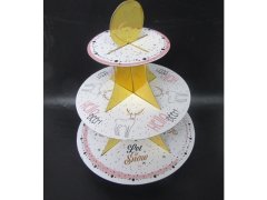 (image for) 1Set 3Tier Cupcake Muffin Dessert Stand Wedding Birthday Favor