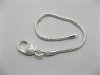 4Pcs Sliver Heart Clasp European Bracelet 21cm ac-str222