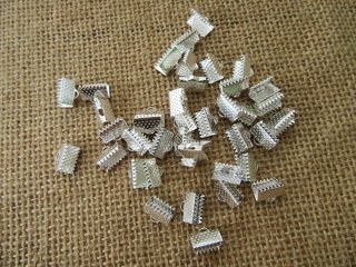 12Packs X 40Pcs Silver Snap Hook Closing for Ribbons