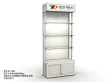 1X Glass Display Showcase Cabinet 84x40x200cm (image for) 1X Glass Display Showcase Cabinet 84x40x200cm