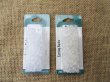(image for) 24Sheets X 200Pcs Plastic Earring Back Stoppers 6x4mm
