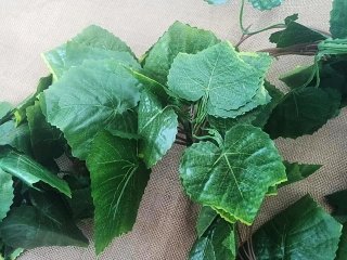 (image for) 5Pcs Grape Leaf Grapevine Garland Wedding Flower Arch Decoration