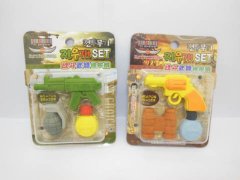 (image for) 18Sheet x 3Pcs Weapon Tools Eraser Rubber Assorted