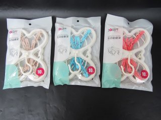 1X Meduim Butterfly Multifunction Hanger Clothes Hanger with 10 (image for) 1X Meduim Butterfly Multifunction Hanger Clothes Hanger with 10