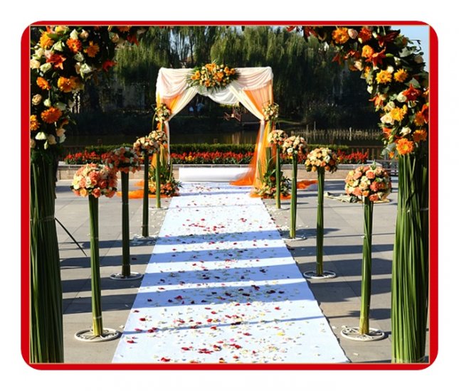 1M Long x 1.2M Wide Aisle Carpet Runner Casino Garden Wedding - Click Image to Close