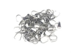 (image for) 500Pcs Pinch Bail Clasps Ideal for DIY Pendants Necklace & Charm