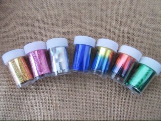 (image for) 20Pcs Glitter Paper Porta Craft Available Paper Mixed