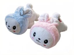 (image for) 1Pc Plush Cute Rabbit Keychain Keyring Soft Fluffy Bag Accessories