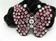 1Pc Chic Designer Hair Clips,Rhinestone Floral Clip