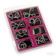 5Sheets X 8Sets Pink Funny Metal Chinese Magic Puzzle toy-m107 (image for) 5Sheets X 8Sets Pink Funny Metal Chinese Magic Puzzle toy-m107