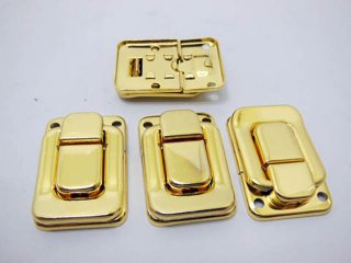 20X Golden Plated Metal Boxes Case Toggle Catch Latch
