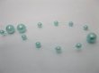 1Roll X 60Meter Blue Beaded Garland for Wedding Craft Dia.10mm (image for) 1Roll X 60Meter Blue Beaded Garland for Wedding Craft Dia.10mm