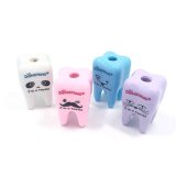 12Pcs Lovely Tooth Single Hole Pencil Sharpener Mixed Color