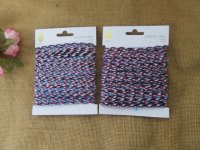 6Sheet x 10 Yds Braided Yarn DIY Crafts Gift Ties Decor