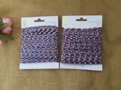6Sheet x 10 Yds Braided Yarn DIY Crafts Gift Ties Decor 6Sheet x 10 Yds Braided Yarn DIY Crafts Gift Ties Decor