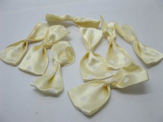 500X Ivory Bowknot Bow Tie Decorative Embellishments