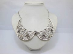 6X Fashion Women's Hollow Out Flower Collar Bib Necklace 6X Fashion Women's Hollow Out Flower Collar Bib Necklace