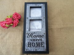 (image for) 1Pc Vintage Photo Frame HOME Light Desktop or Wall Decor